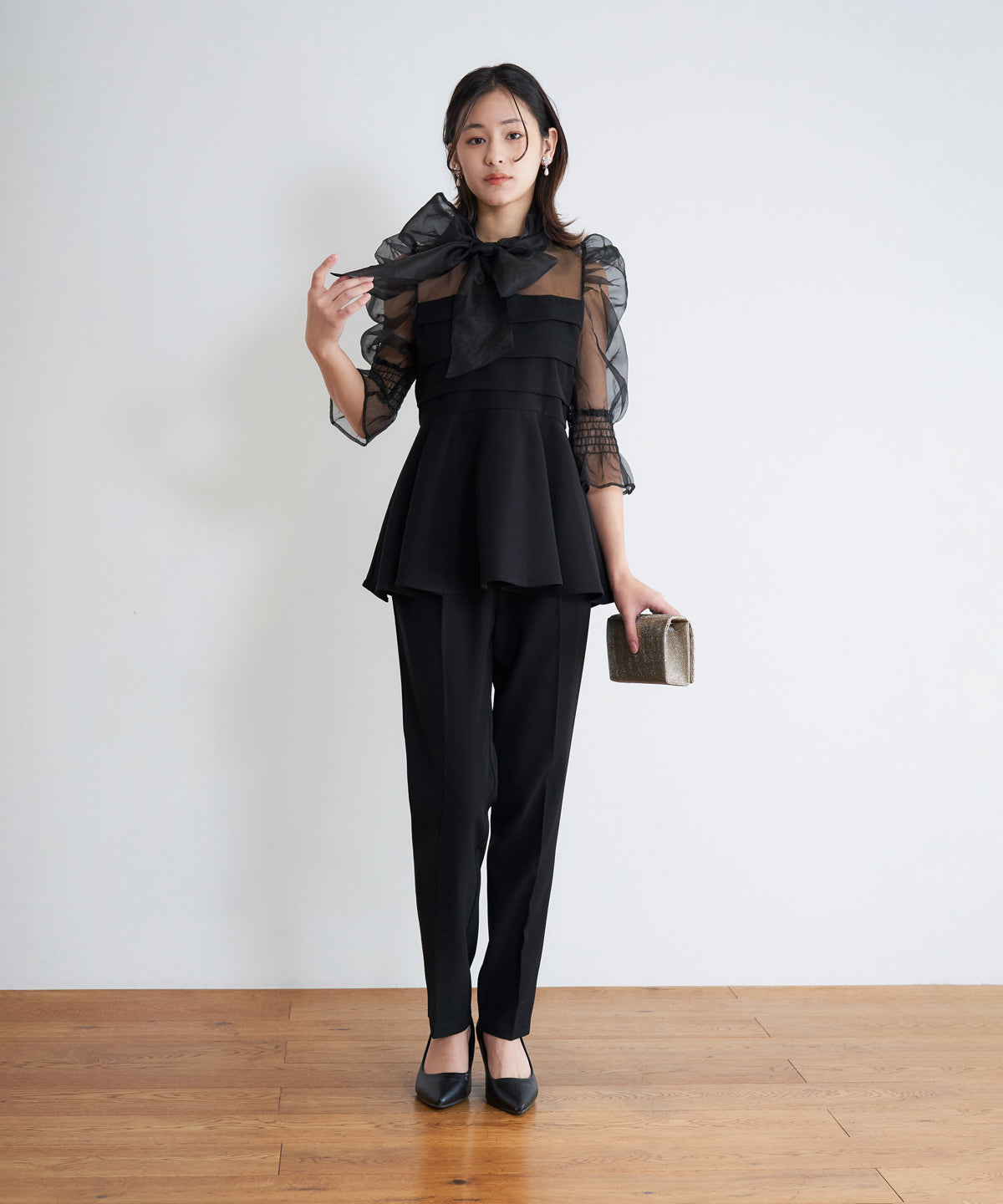 RIBON ORGANDY SET UP