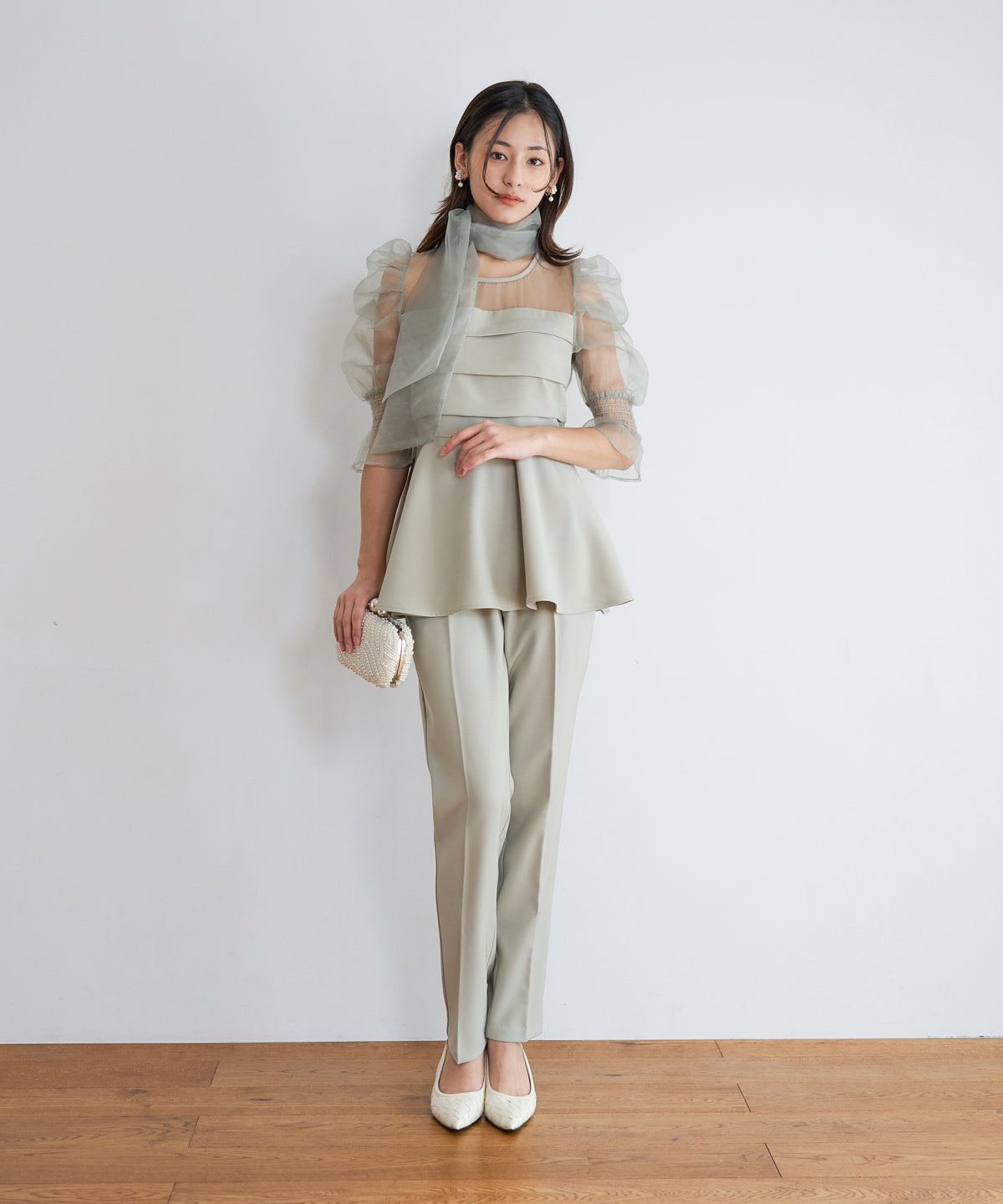 RIBON ORGANDY SET UP