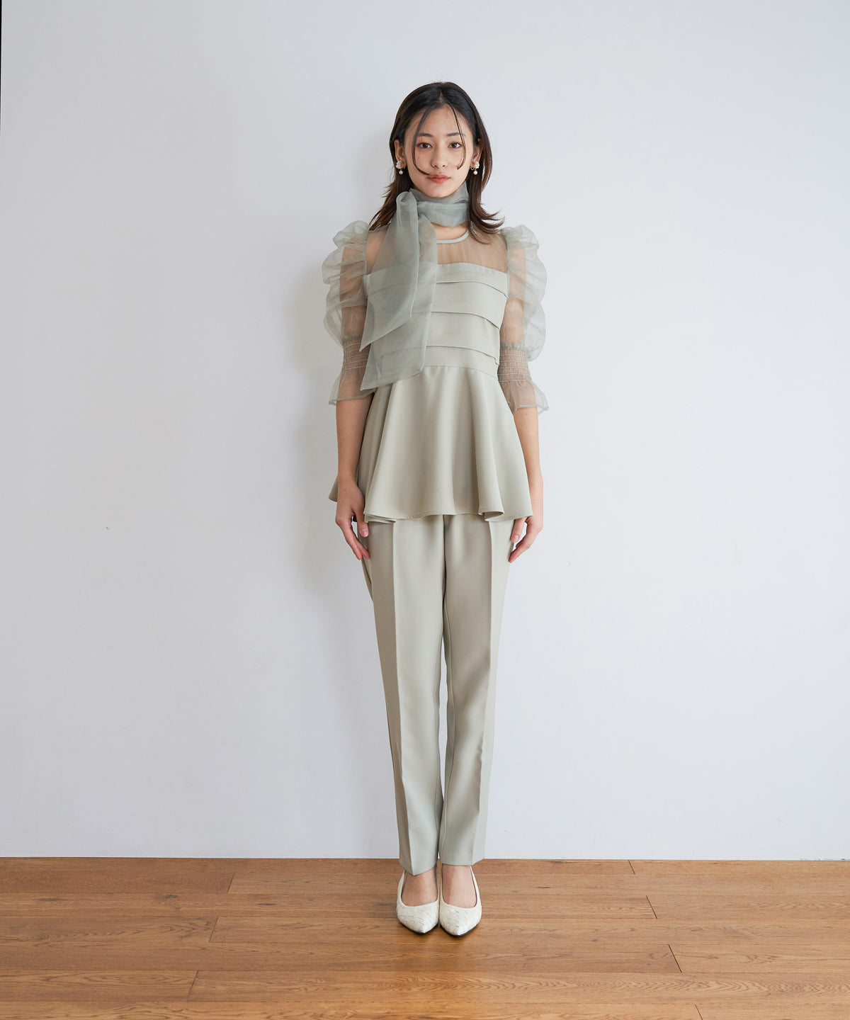 RIBON ORGANDY SET UP