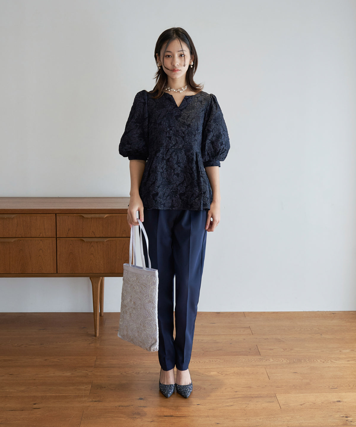 JAQURD PEPLUM SET UP