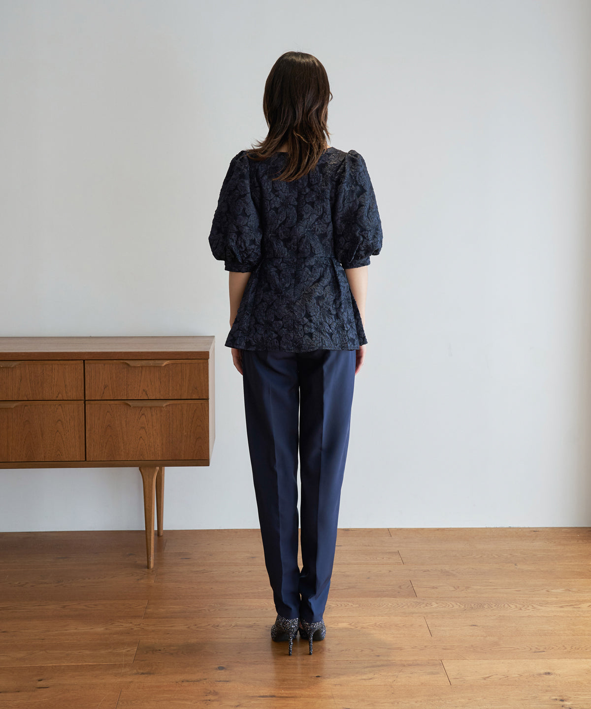 JAQURD PEPLUM SET UP