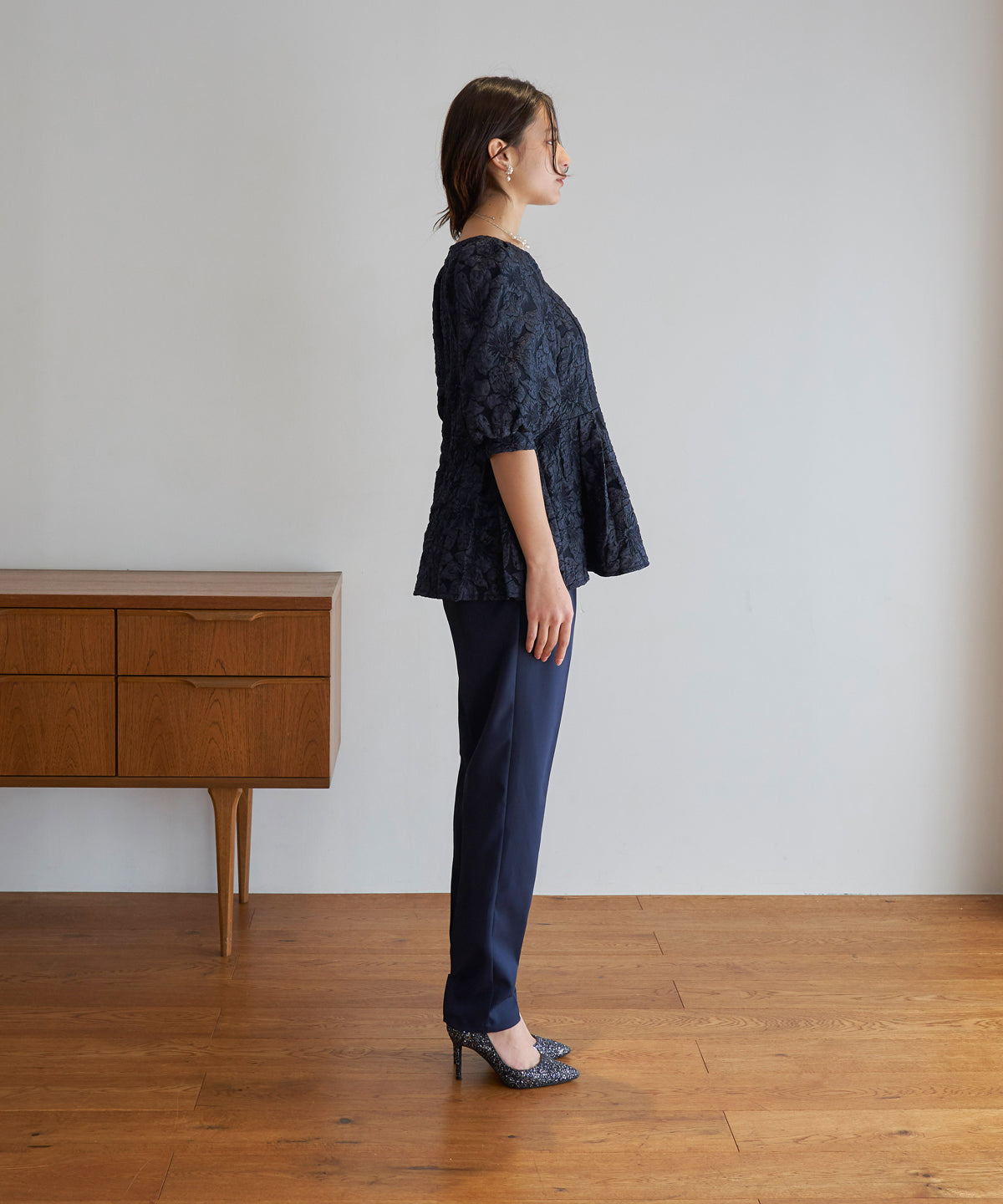 JAQURD PEPLUM SET UP