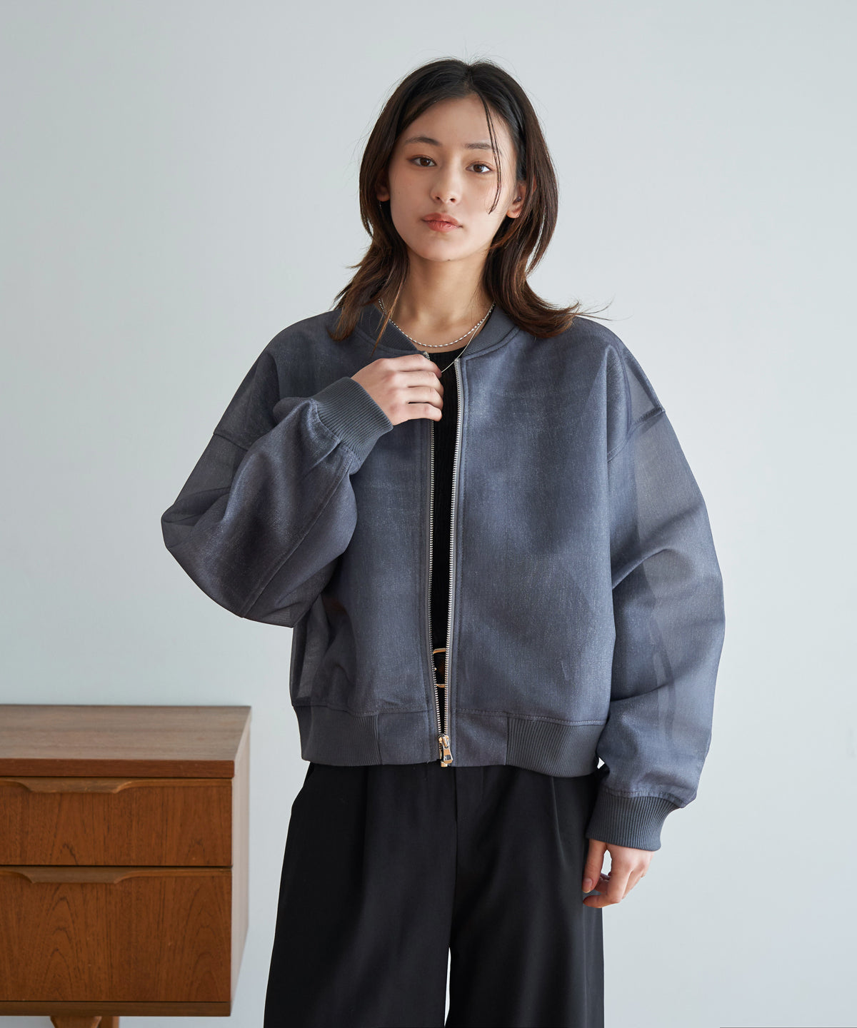 SHEER BLOUSON