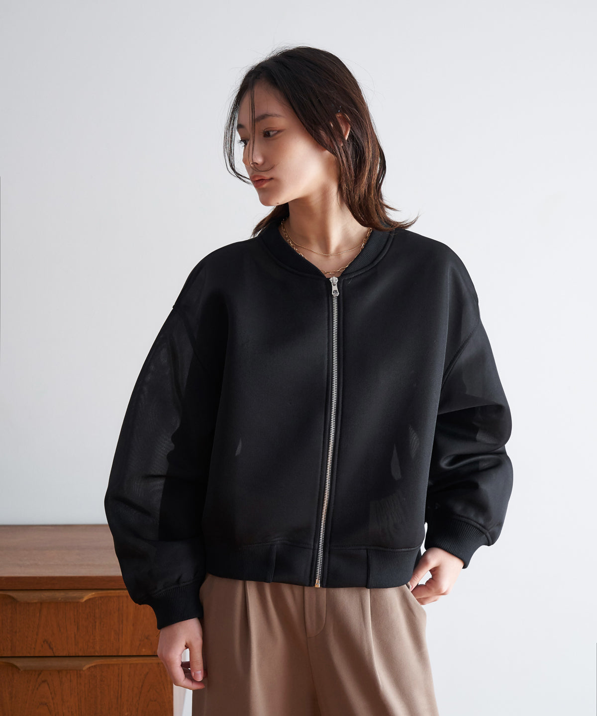 SHEER BLOUSON