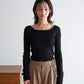 RIB KNIT TOP