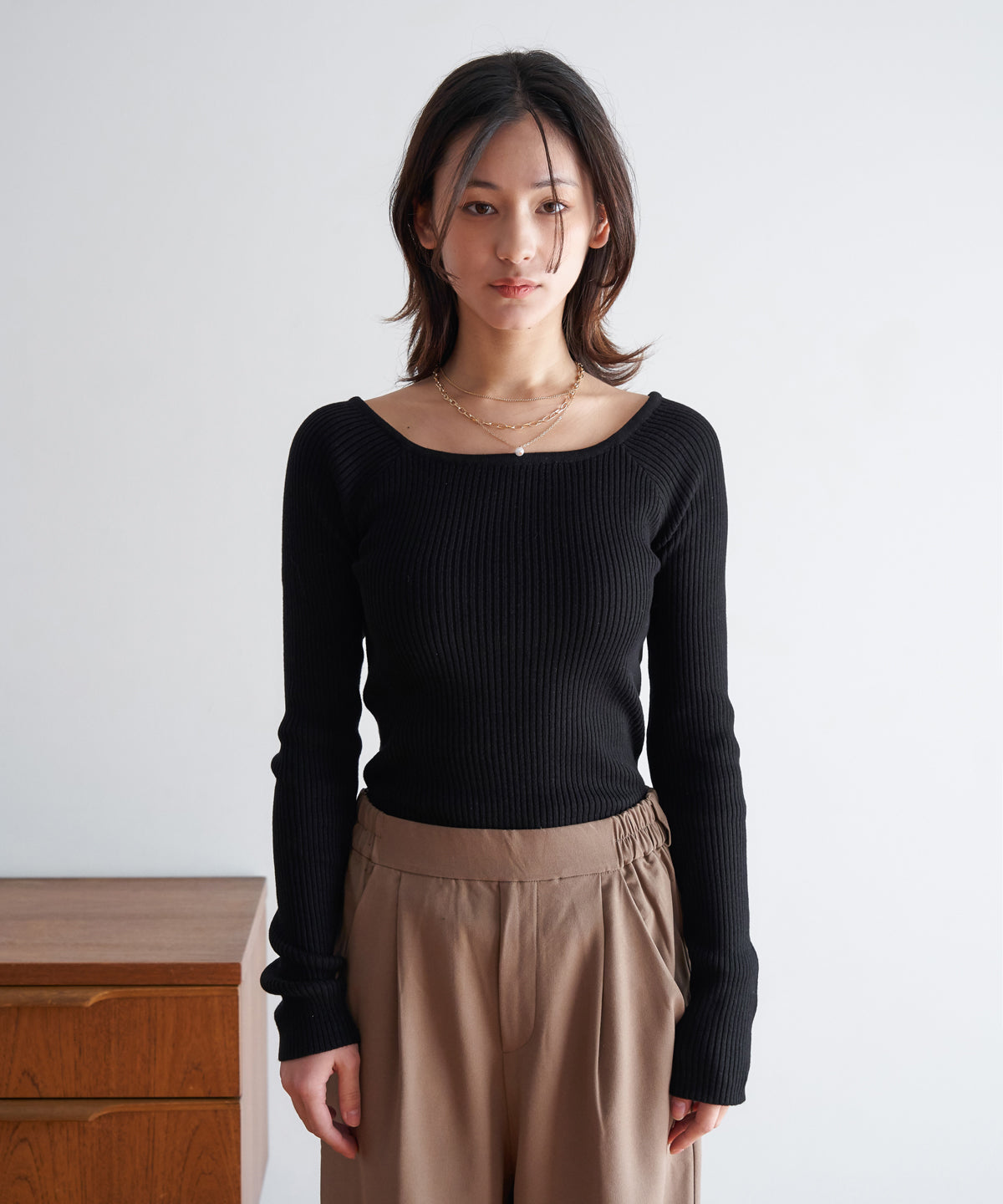 RIB KNIT TOP