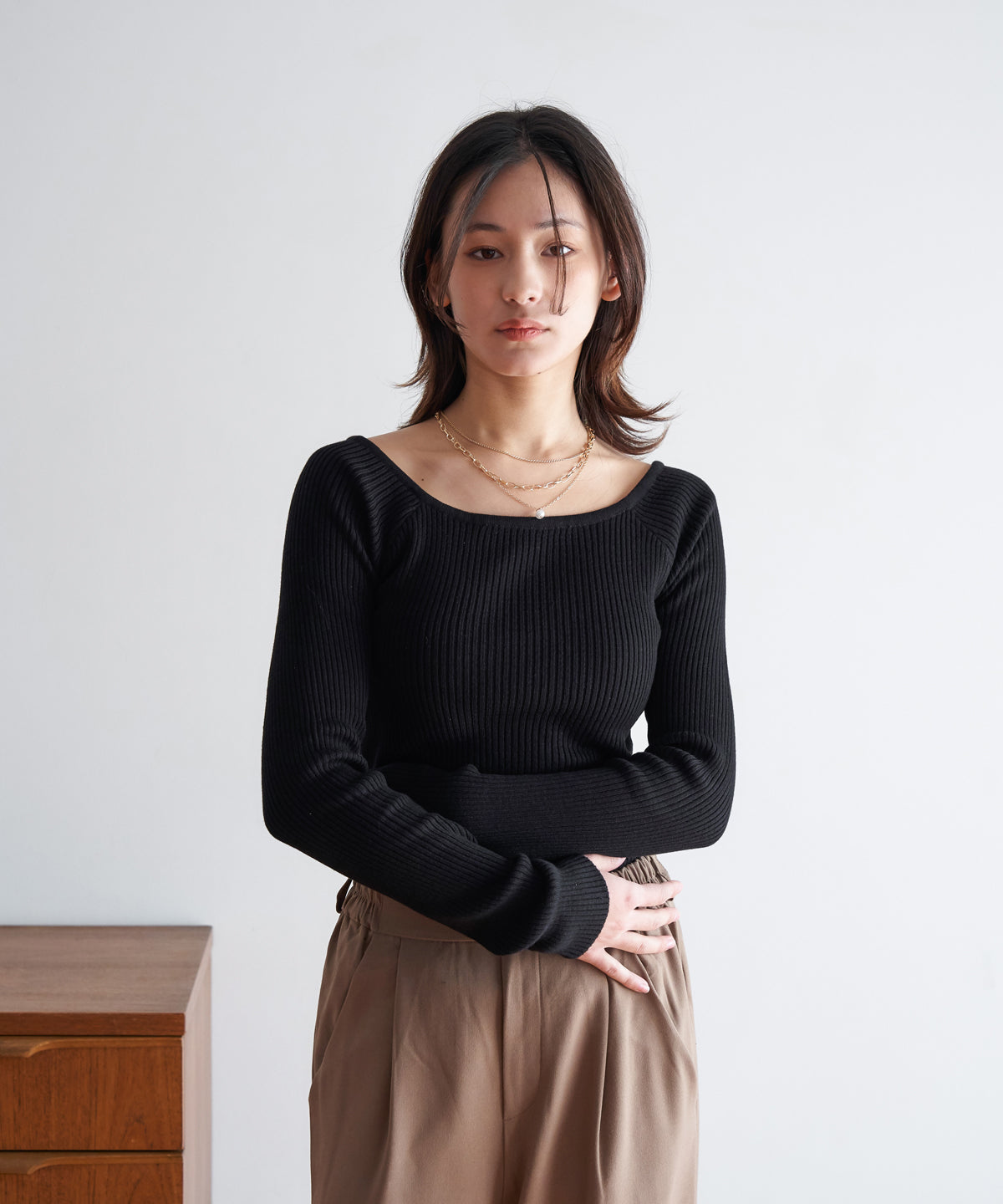 RIB KNIT TOP