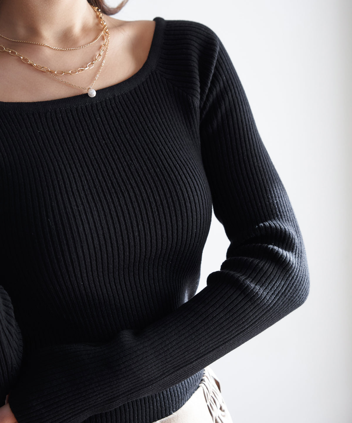 RIB KNIT TOP