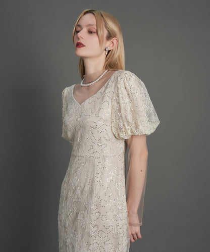モデルサイズ：169cm B79 W58 H89 / 着用：ライトベージュ M