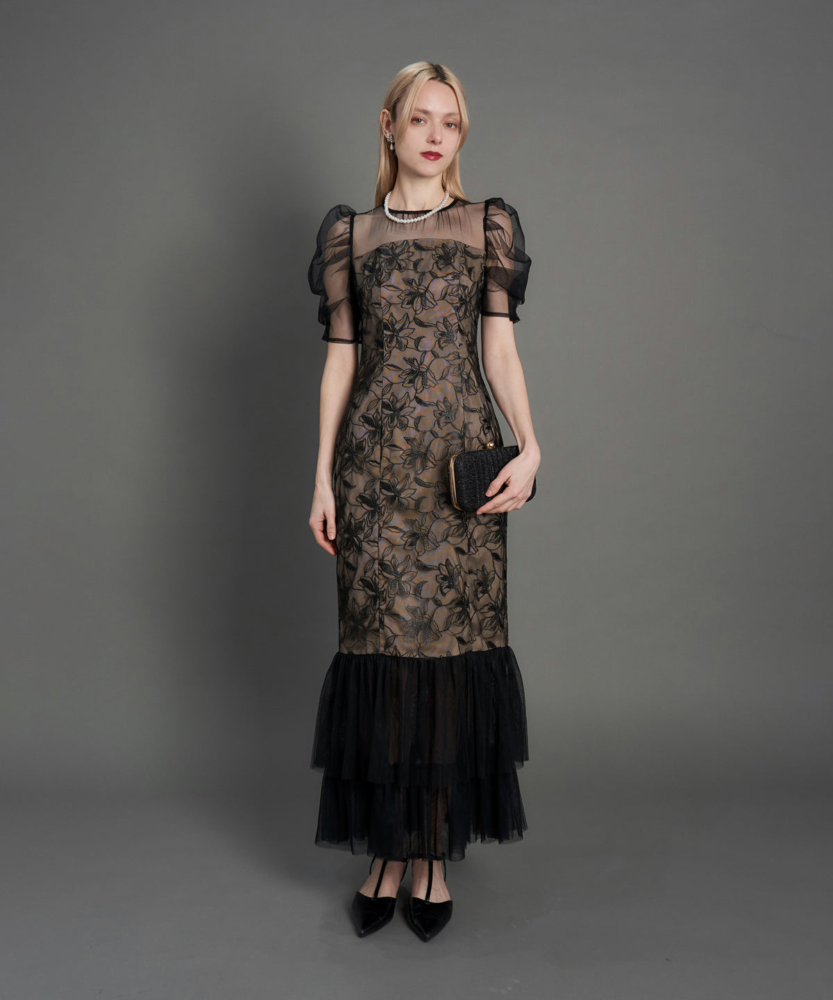 LILY LACE TIERD DRESS