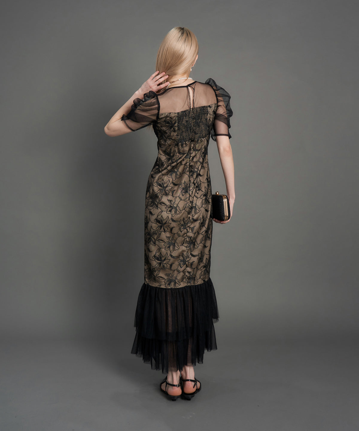 LILY LACE TIERD DRESS
