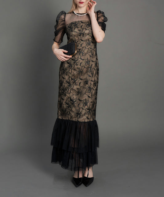 LILY LACE TIERD DRESS
