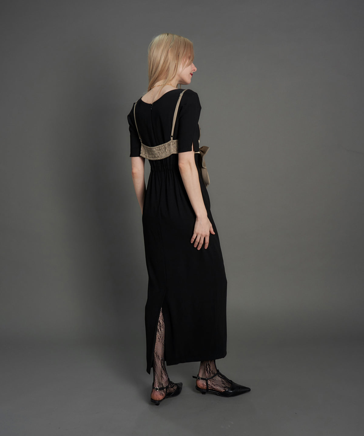 BIG RIBON BUISTIER DRESS