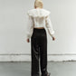 SATIN EASY WIDE PANTS