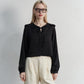 DOT FRILL BLOUSE