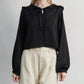 DOT FRILL BLOUSE