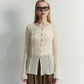 CUT LACE CARDIGAN