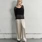 SATIN EASY WIDE PANTS