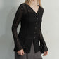 CUT LACE CARDIGAN