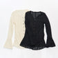 CUT LACE CARDIGAN