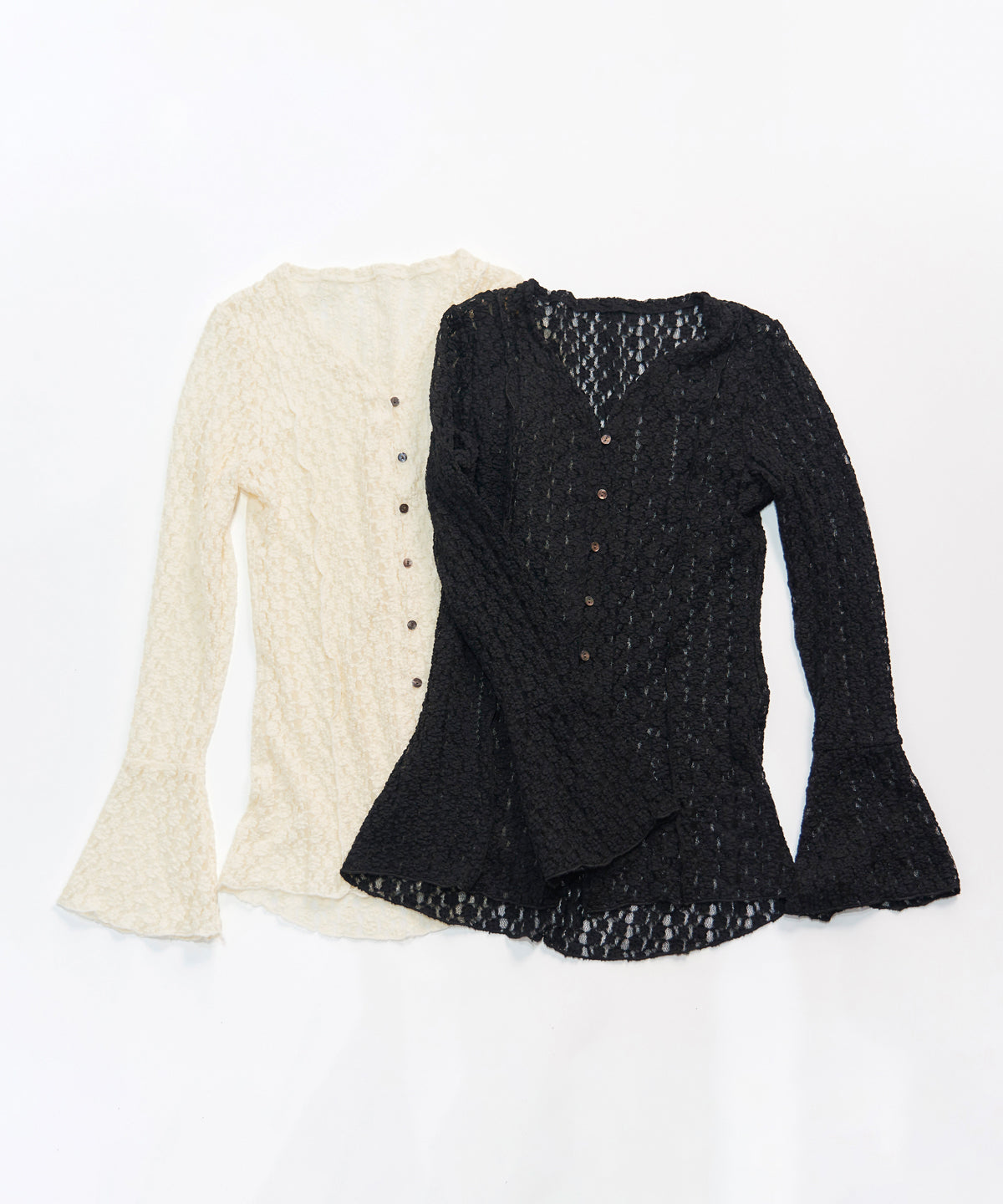 CUT LACE CARDIGAN