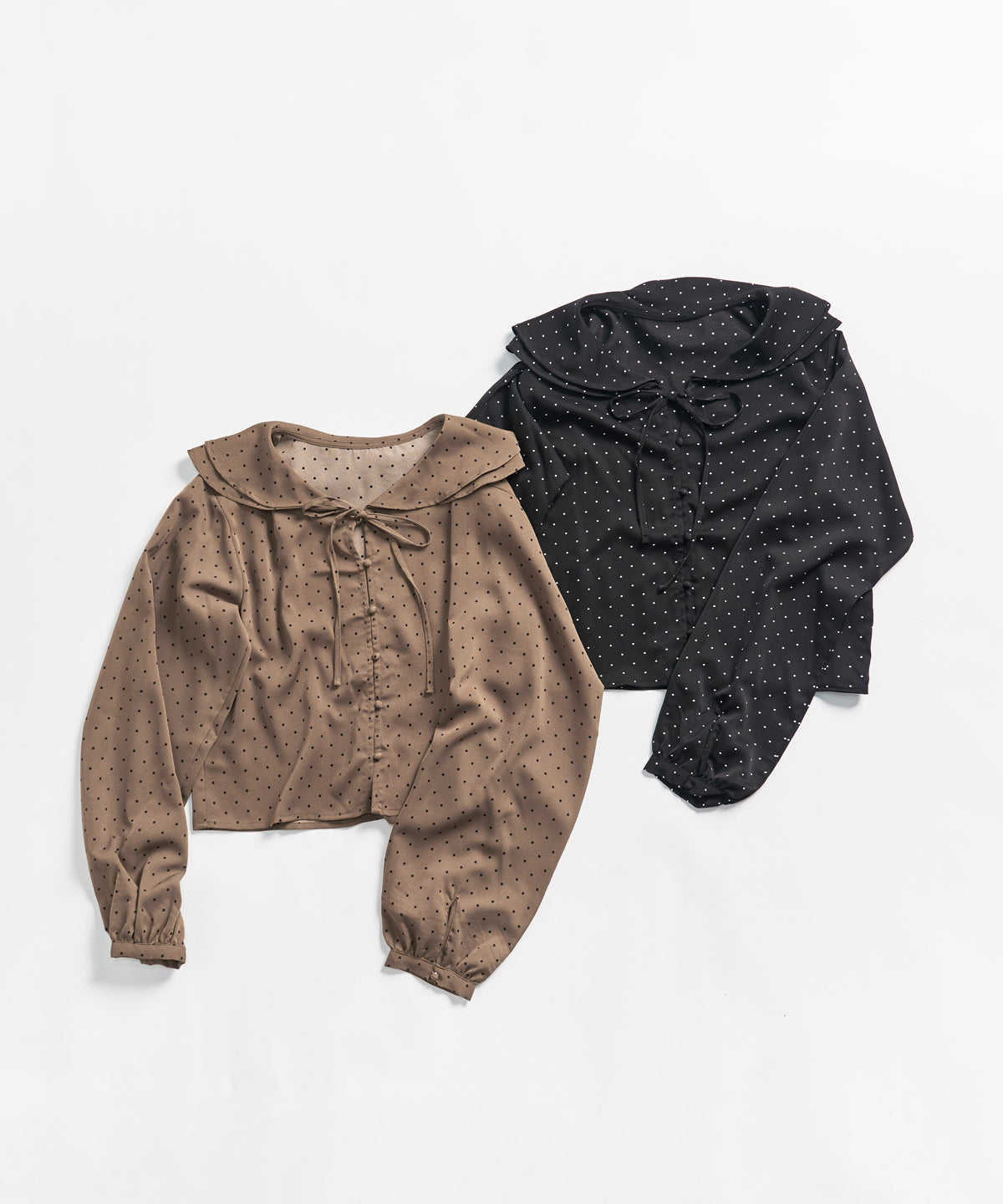 DOT FRILL BLOUSE – My shawty