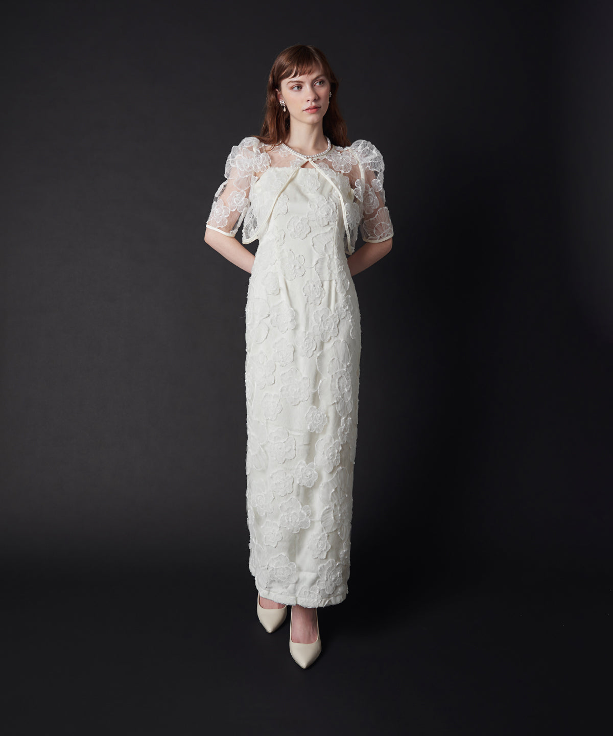 PUFFY FLOWER DRESS