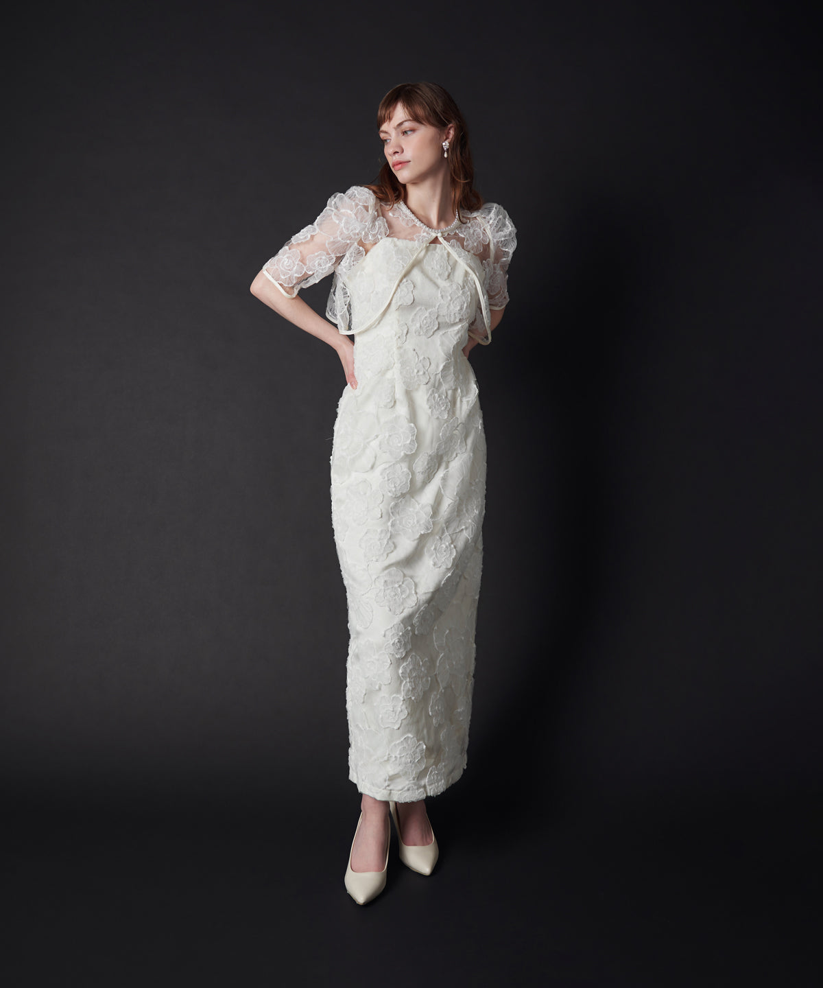 PUFFY FLOWER DRESS