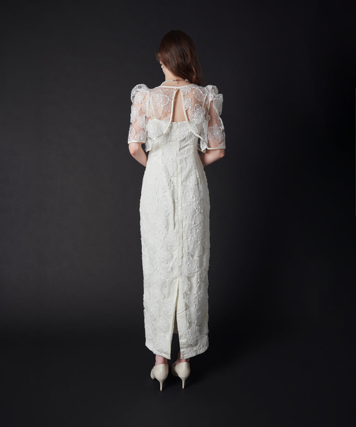 PUFFY FLOWER DRESS