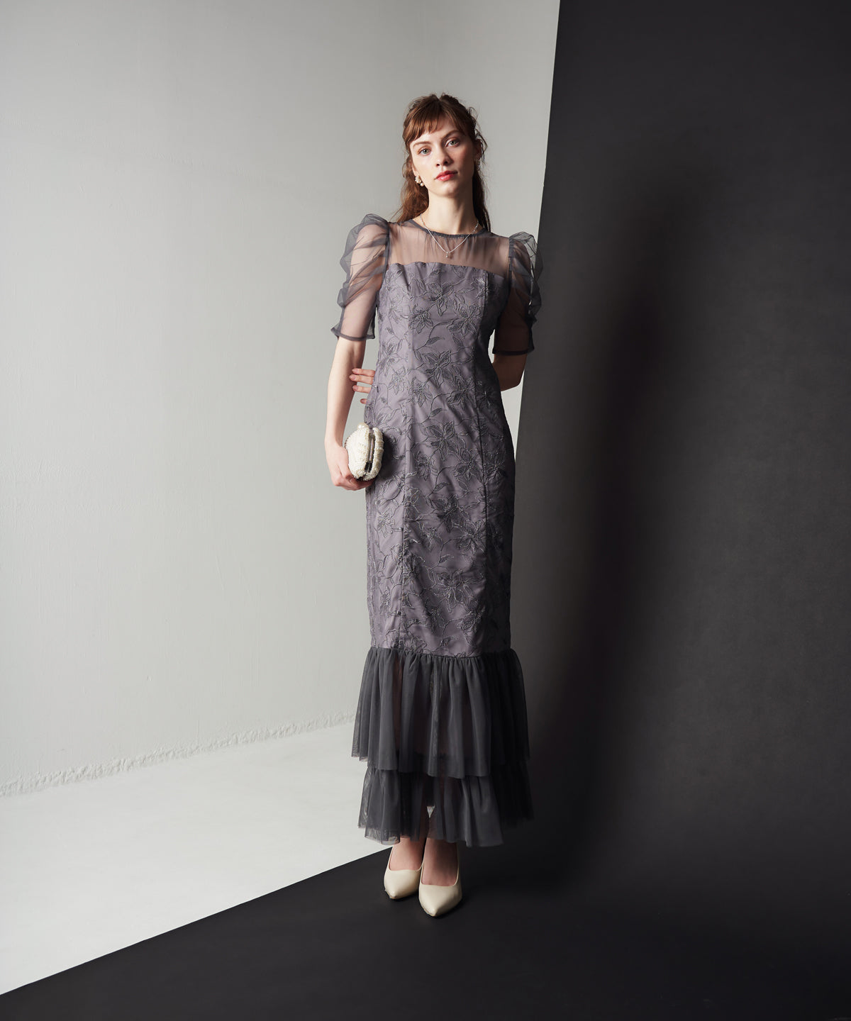 LILY LACE TIERD DRESS
