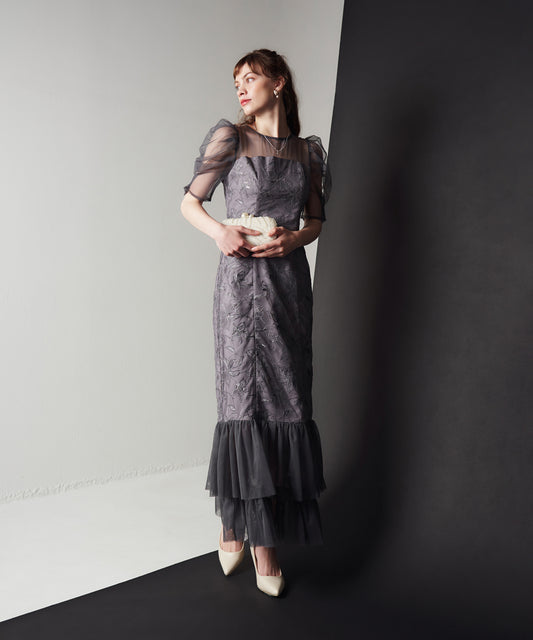 LILY LACE TIERD DRESS