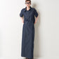 DENIM SKIRT SET UP