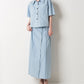 DENIM SKIRT SET UP