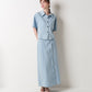 DENIM SKIRT SET UP