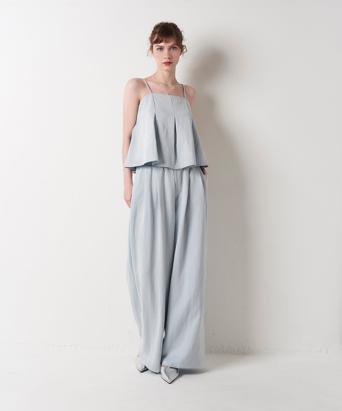 DENIM CAMI SET UP