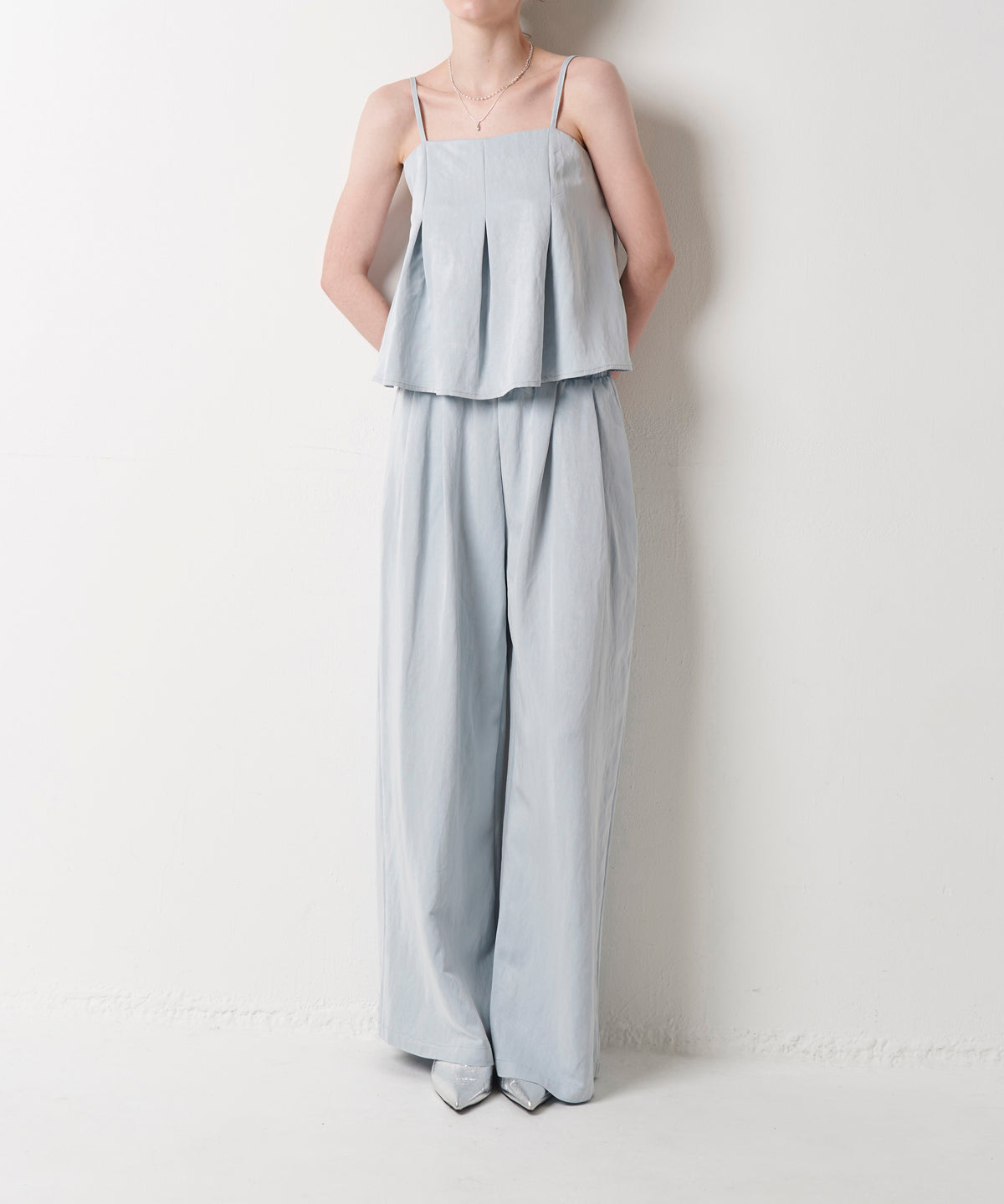 DENIM CAMI SET UP