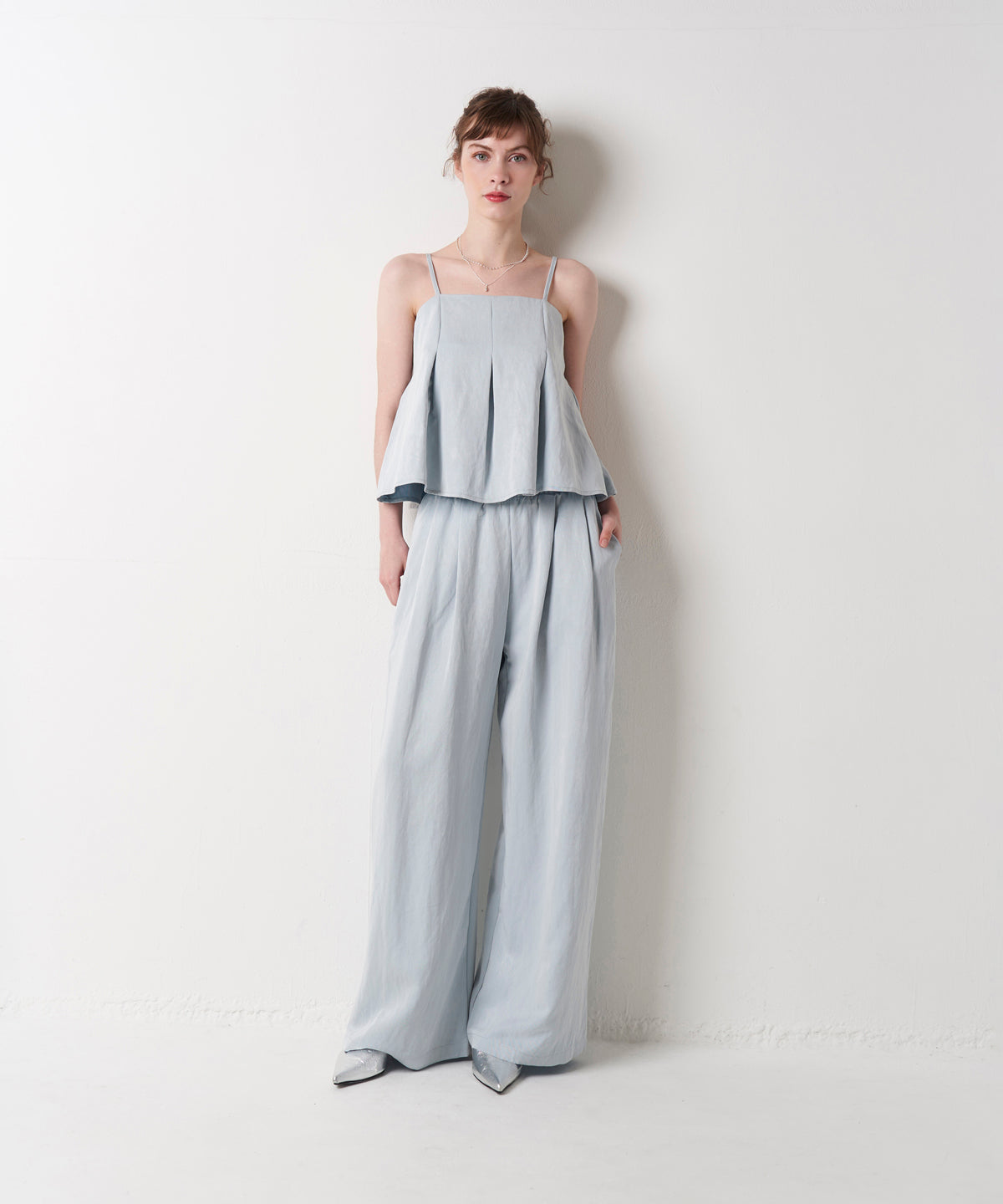 DENIM CAMI SET UP