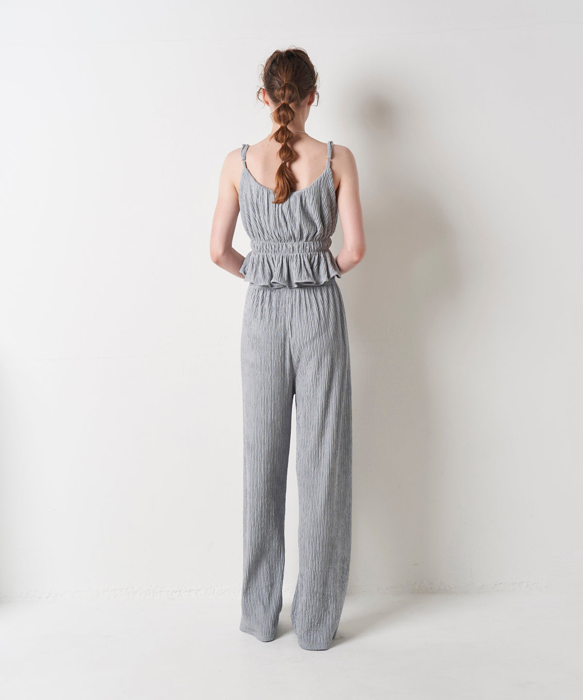 PLEATS CAMI SET UP