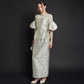 JACQUARD OFF SHOLDER DRESS