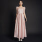 RIBBON MOTIF JACQUARD DRESS