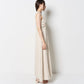 LINEN LIKE GATHER ONEPIECE