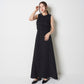 LINEN LIKE GATHER ONEPIECE