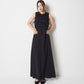 LINEN LIKE GATHER ONEPIECE