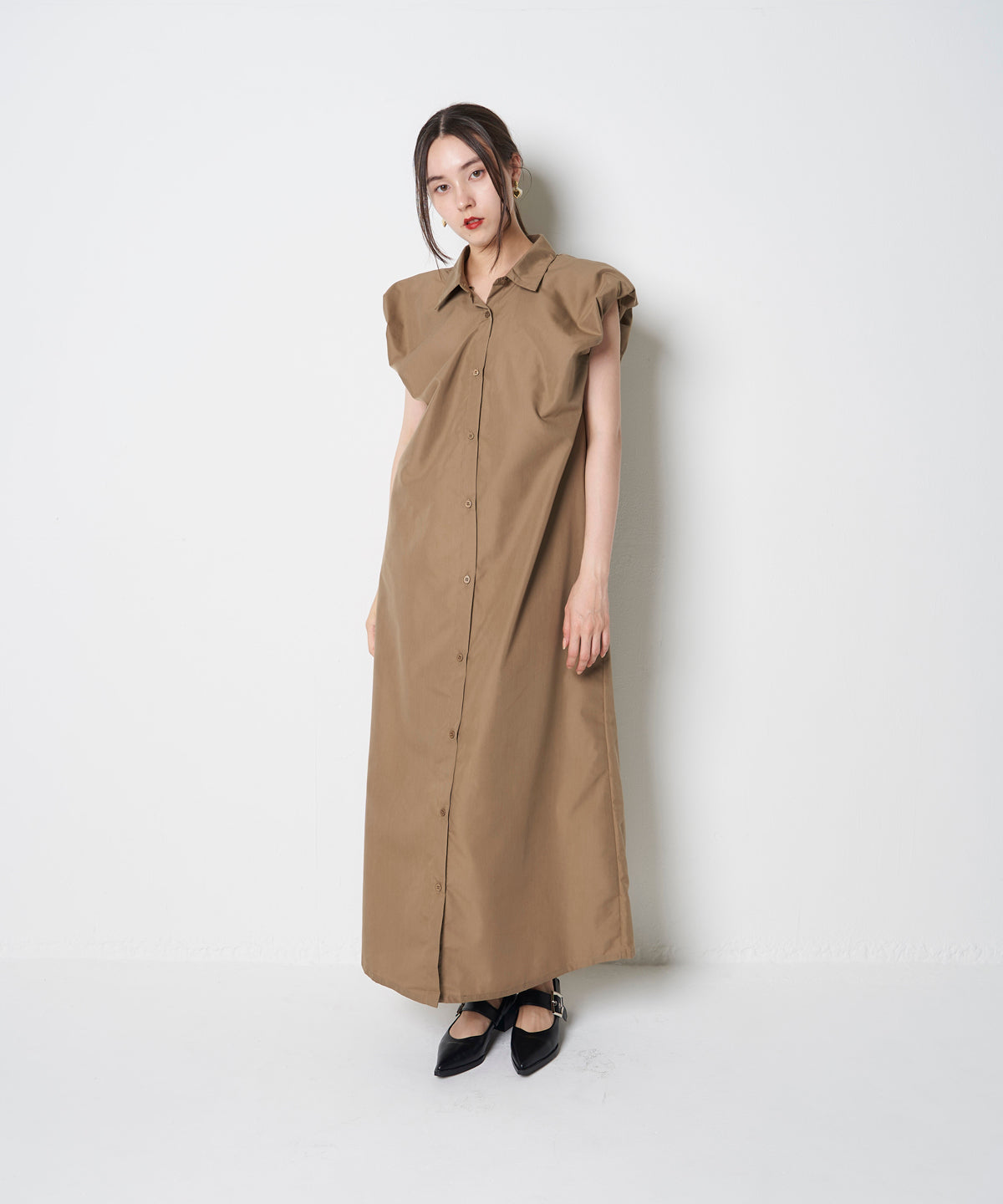 PUFF SHIRT ONEPIECE