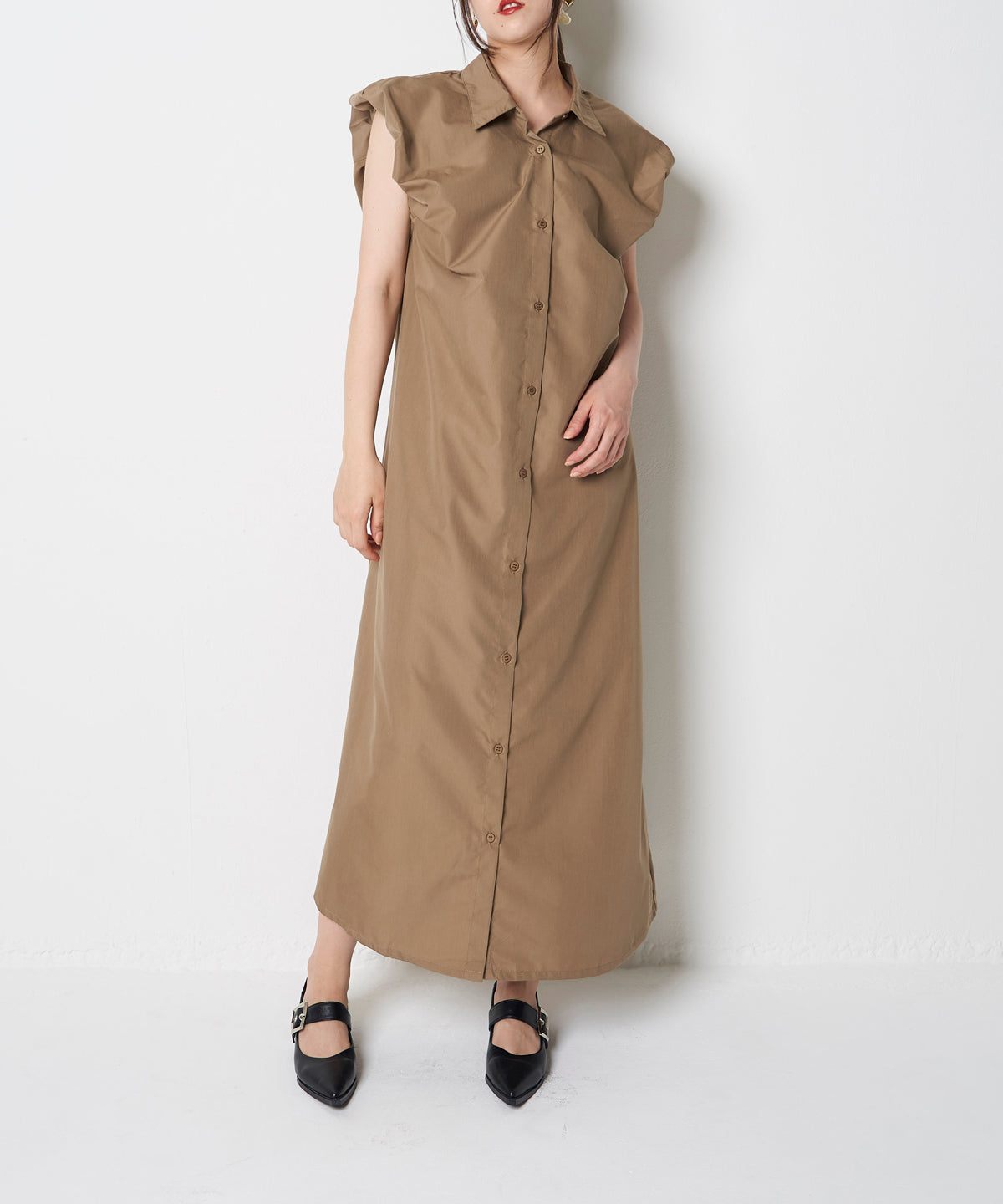 PUFF SHIRT ONEPIECE