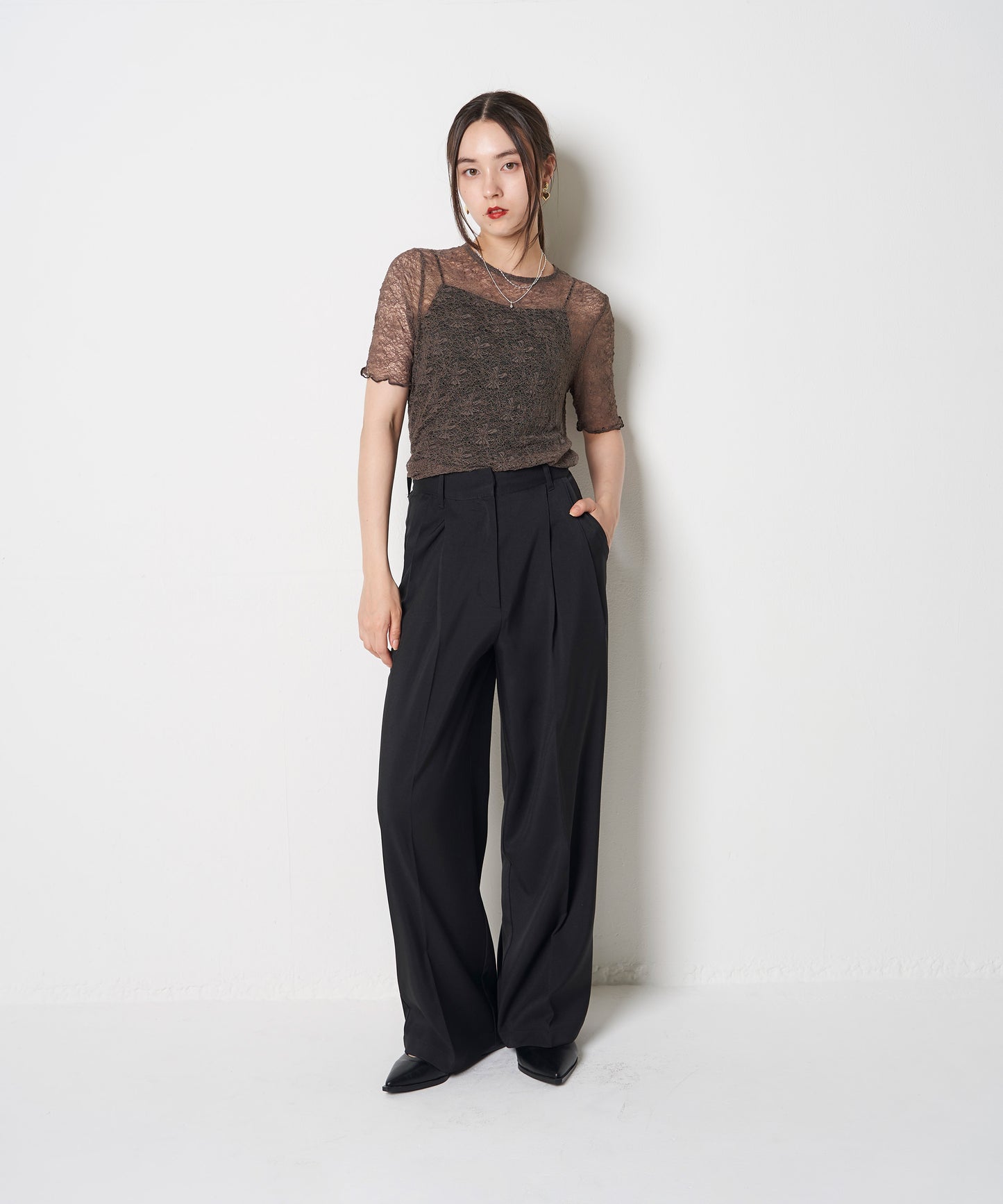 LACE SHORT SLEEVE