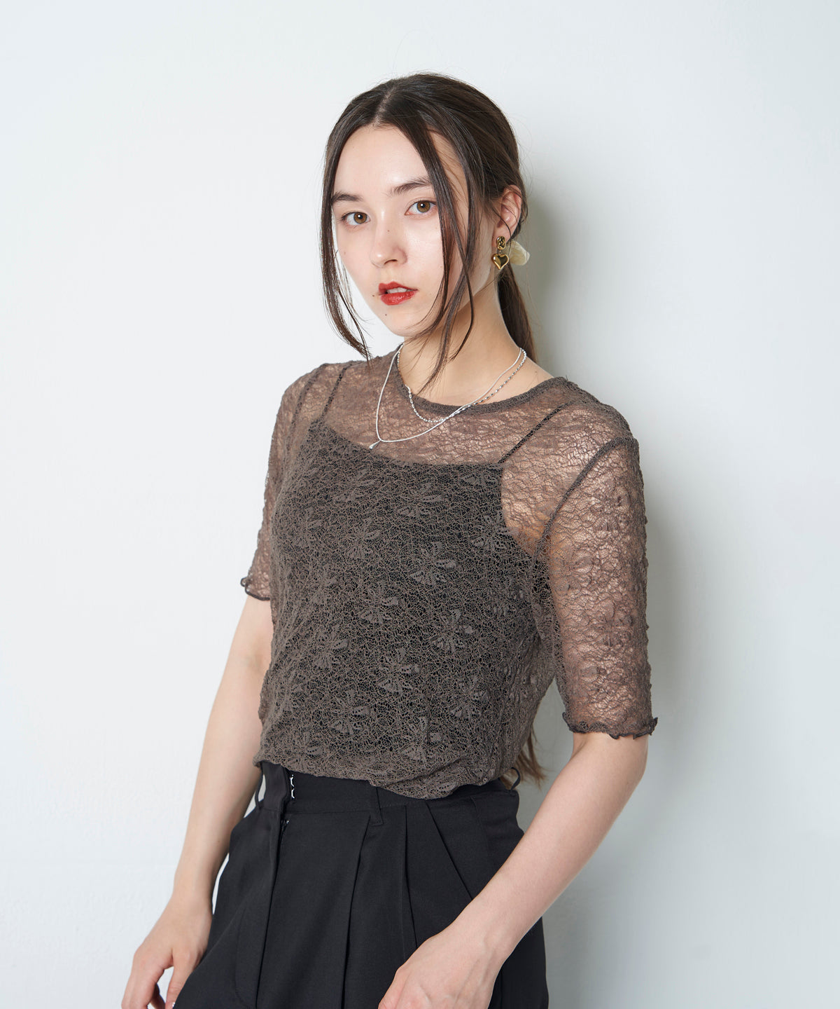 LACE SHORT SLEEVE