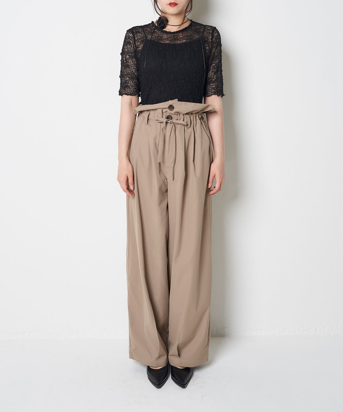 MARSHMALLOW TWILL PANTS