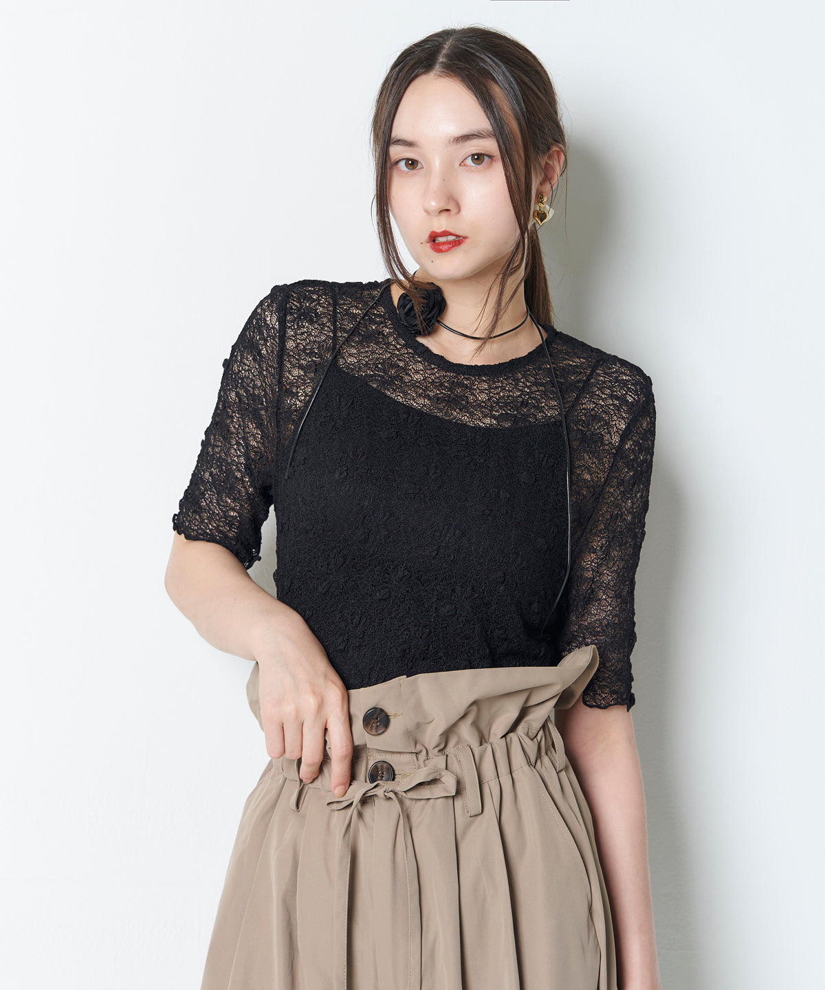 LACE SHORT SLEEVE
