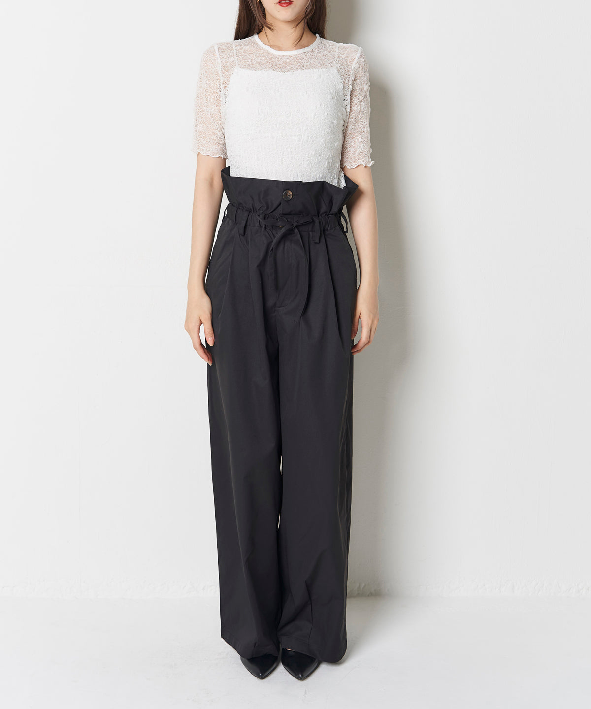 MARSHMALLOW TWILL PANTS
